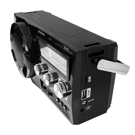 วิทยุทรานซิสเตอร์บลูทูธ FM/AM  SONAR รุ่น SP-202 สีดำ_9